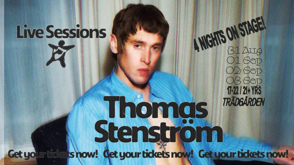 Live Sessions: Thomas Stenström 01 Sep — Trädgården, Stockholm