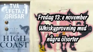 Дегустация виски High Coast и Två Feta Grisar