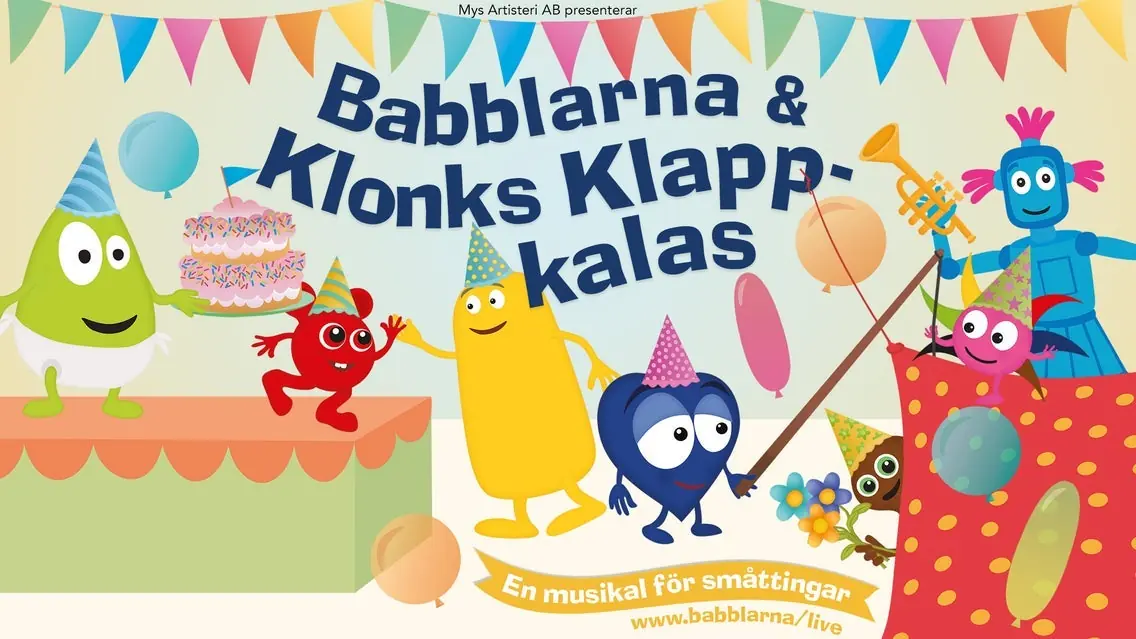Babblarna & Klonks Klapp-kalas — Linköping
