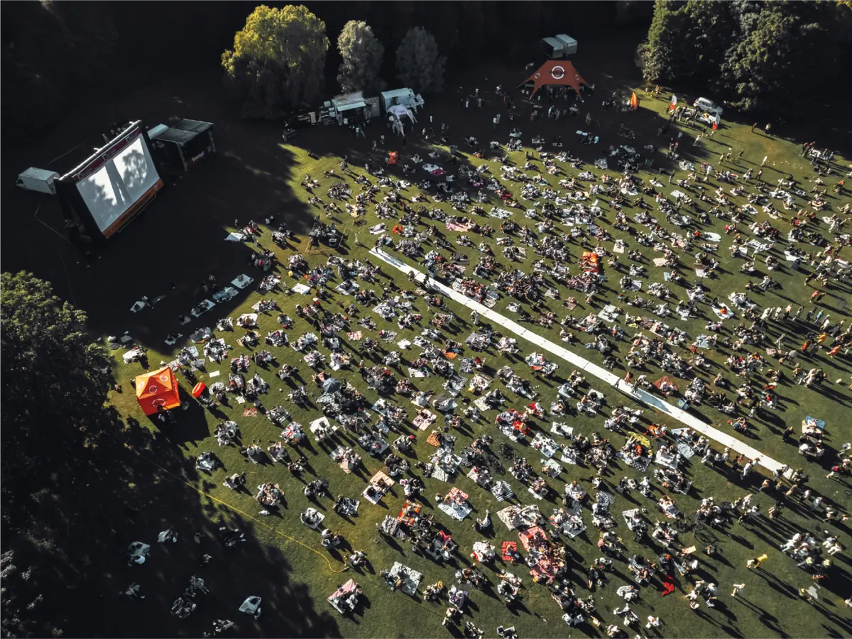 Outdoor Cinema in Azaleadalen — Slottsskogen, Gothenburg