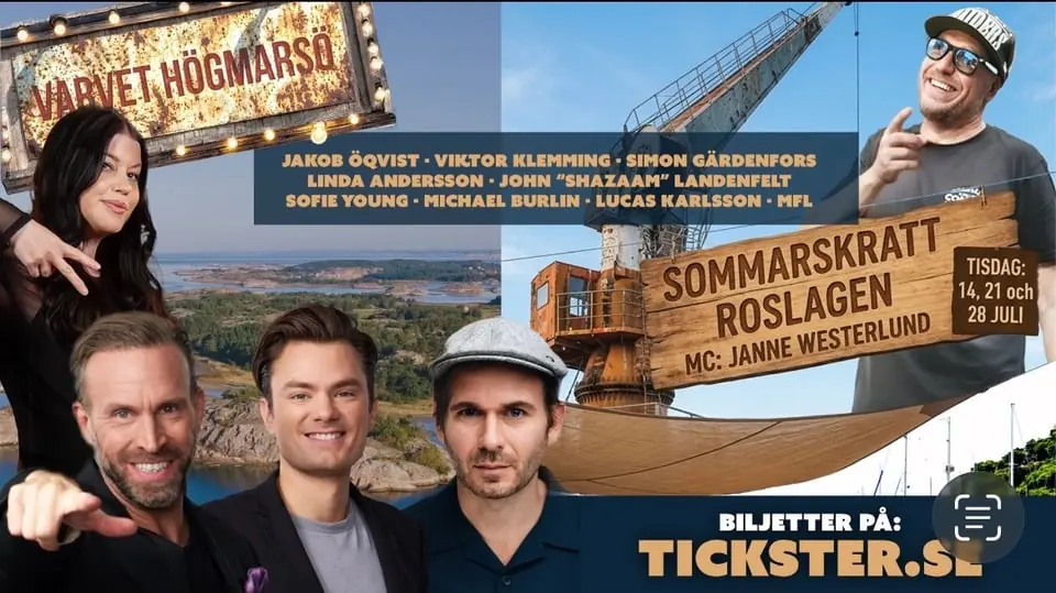 SommarSkratt Roslagen - Viktor Klemming ja muut — Restaurang Varvet, Furusund