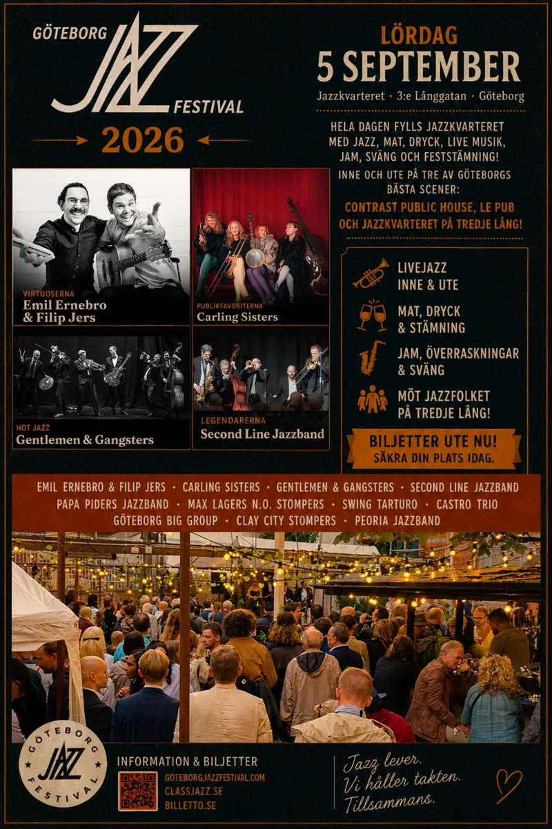 Göteborg Jazz Festival - 2026 — Contrast Public House, Гётеборг