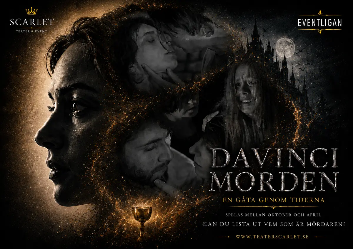 DaVinci Morden — Teater Scarlet - Vasagatan 24, Гётеборг