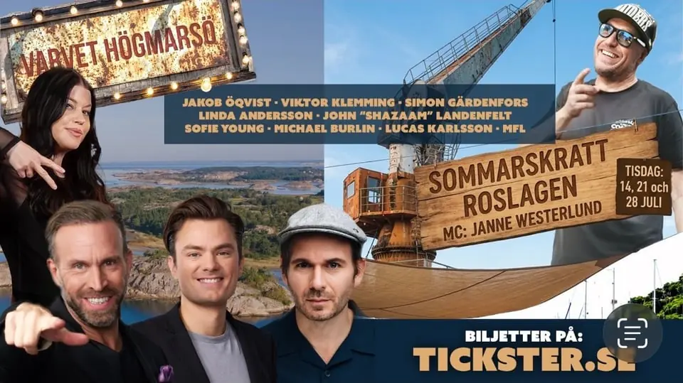 SommarSkratt Roslagen - Simon Gärdenfors ja muut — Restaurang Varvet, Furusund