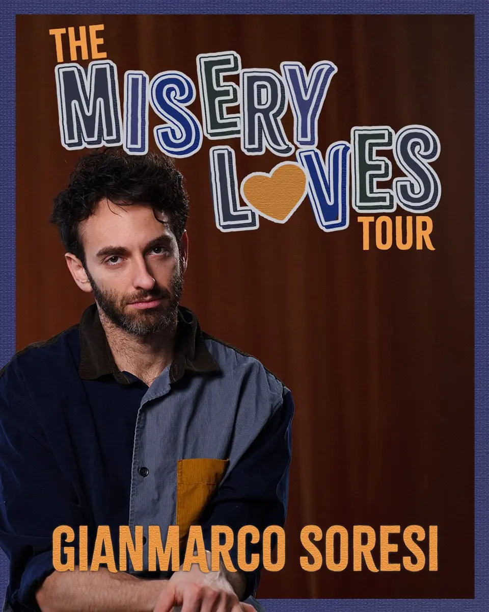 Gianmarco Soresi: The Misery Loves Tour — China Teatern, Tukholma