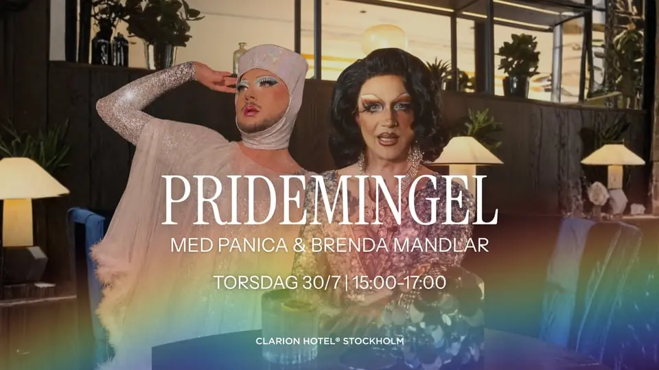 Pridemingel Panica & Brenda Mandlarin kanssa — Clarion Stockholm, Tukholma