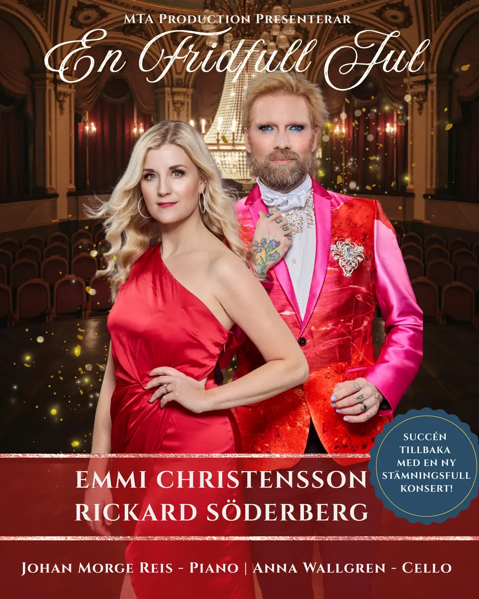 Emmi Christensson & Rickard Söderberg - Rauhallinen joulu — Hässleholm Kulturhus - Röda Salongen, Hässleholm