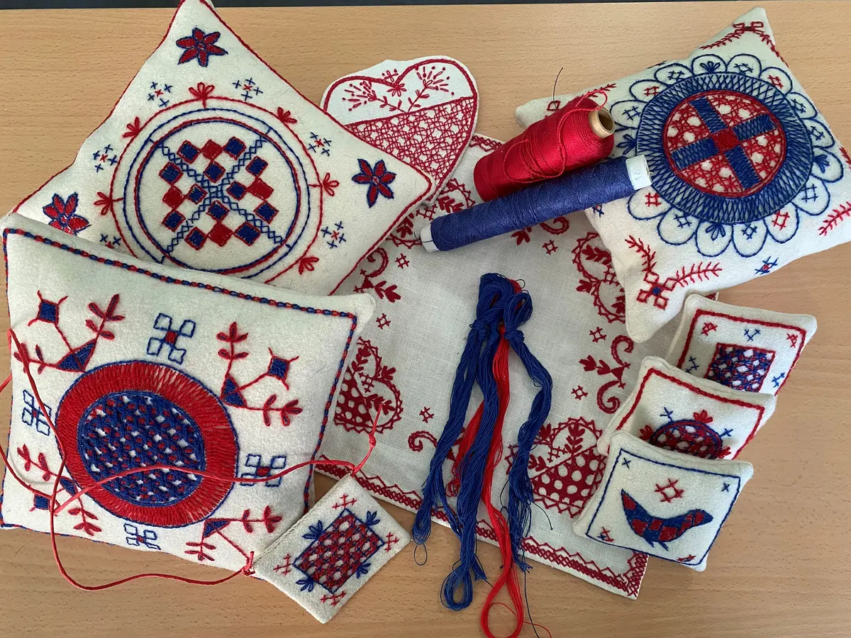 Landskapsbroderi: Marbosöm — Göteborgs stadsmuseum, Гётеборг