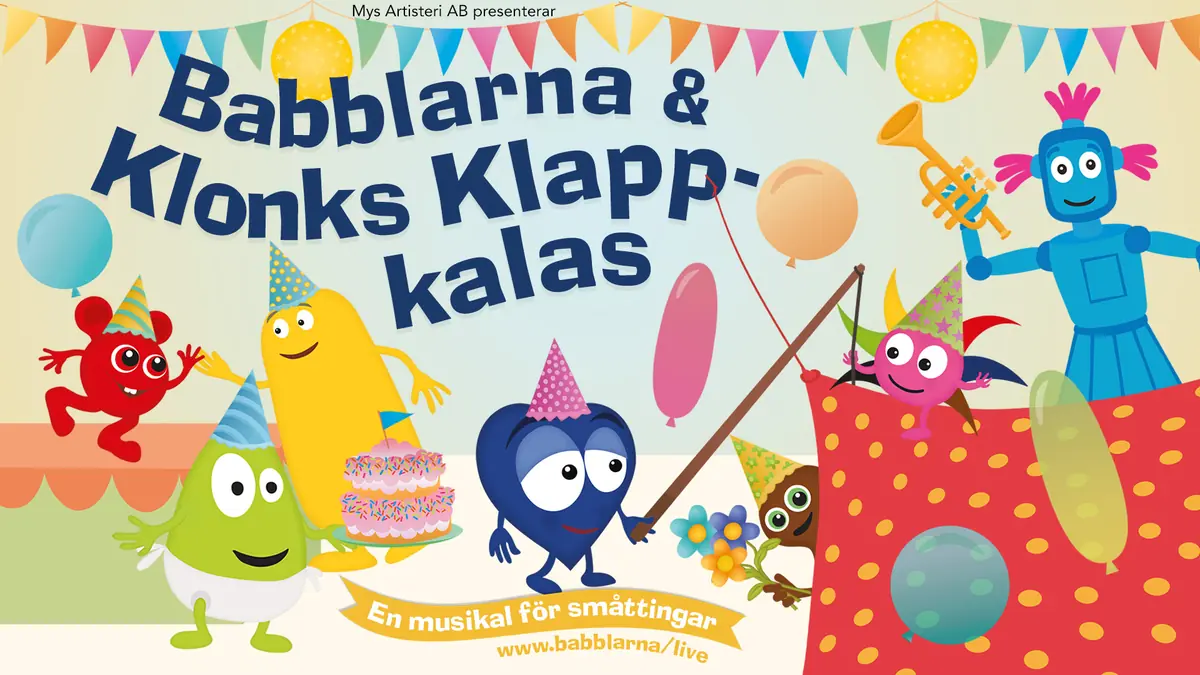Babblarna & Klonks Klapp-kalas — Flygeln, Norrköping