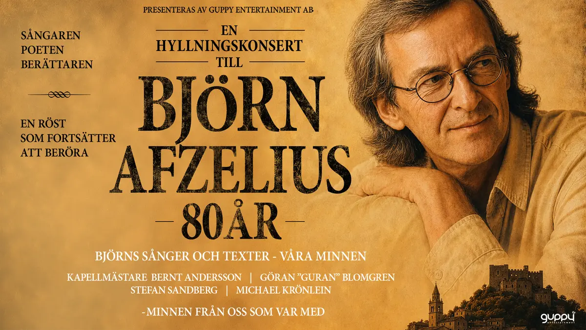 A Tribute to Björn Afzelius - 80 Years — Flygeln, Norrköping