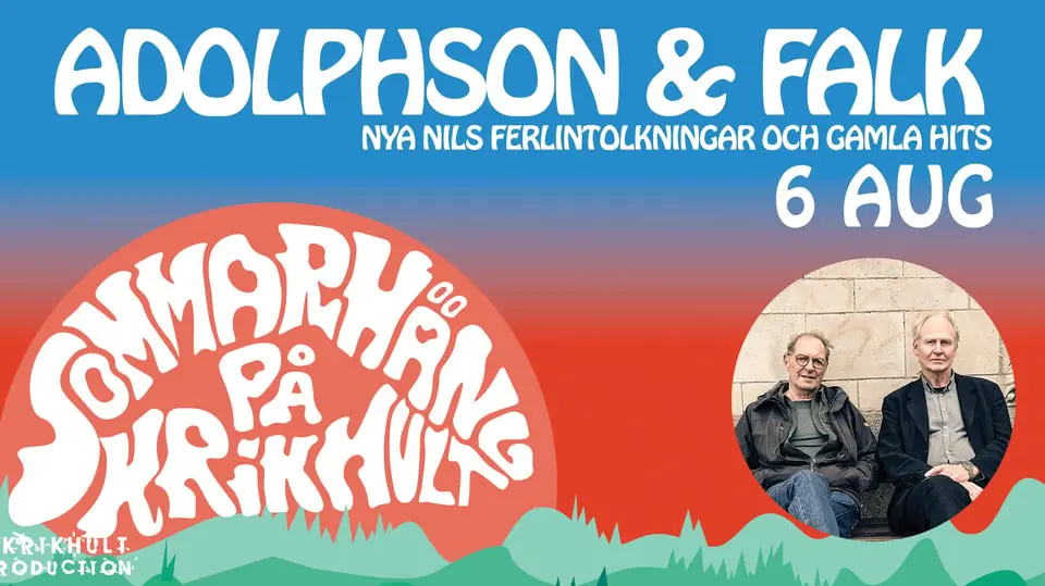 Combo Ticket Adolhson & Falk Finspång — Sommarhäng på Skrikhult, Svärtinge