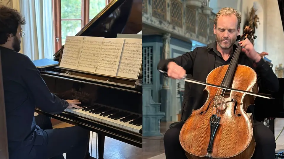 Konsertti Alfvéngårdenilla Rinaldo & Møldrupin kanssa — Alfvéngården, Leksand