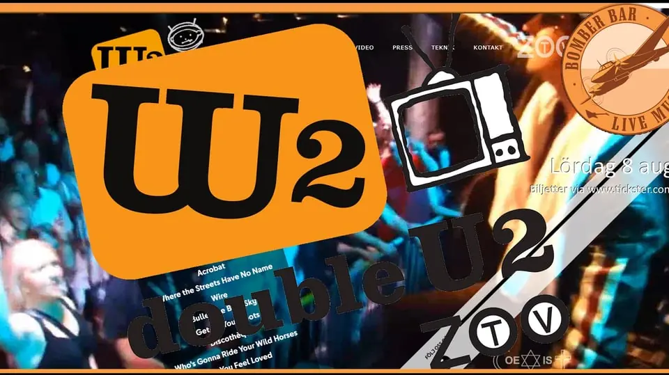 W2 Double U2 | U2 Covers — Bomber Bar Motala, Motala