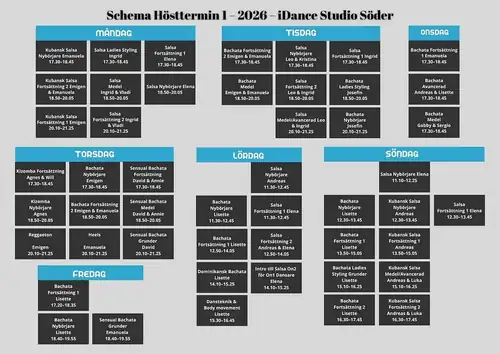 Gratis dansvecka på iDance Studios – prova Salsa, Bachata och mer
