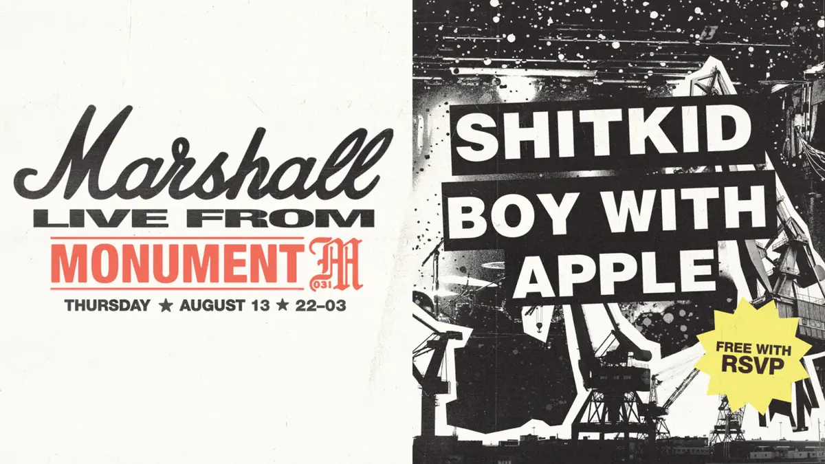 Marshall Live from Monument: ShitKid & Boy With Apple — Monument, Göteborg