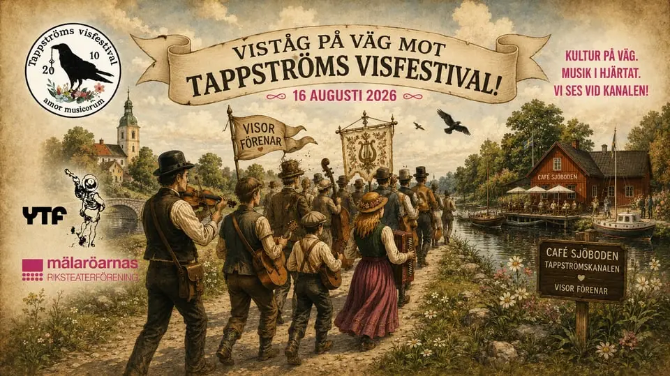 Tappströms visfestival — Cafe Sjöboden, Ekerö