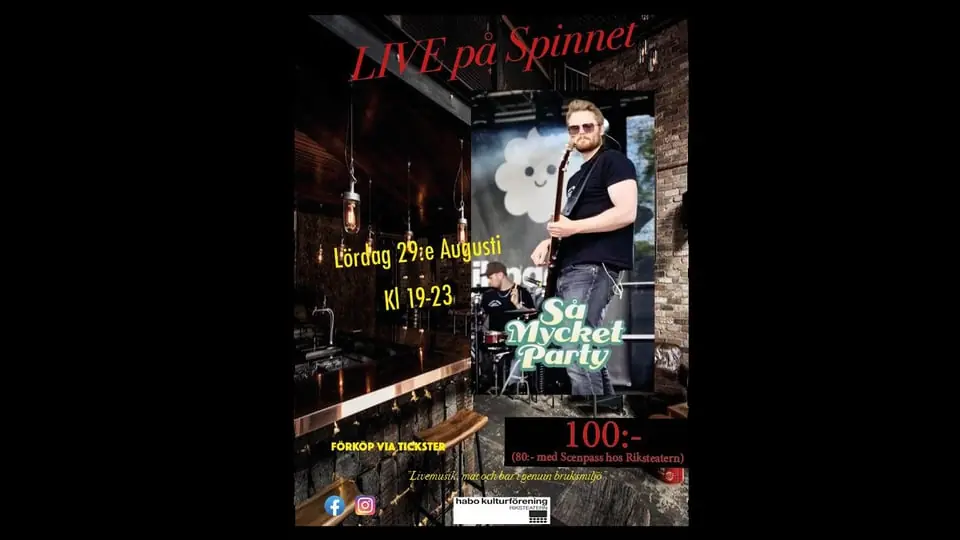 LIVE på Spinnet Så Mycket Party — Spinnet Habo, Habo