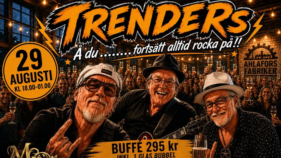 Grillbuffé med Trenders — Ahlafors fabriker, Alafors
