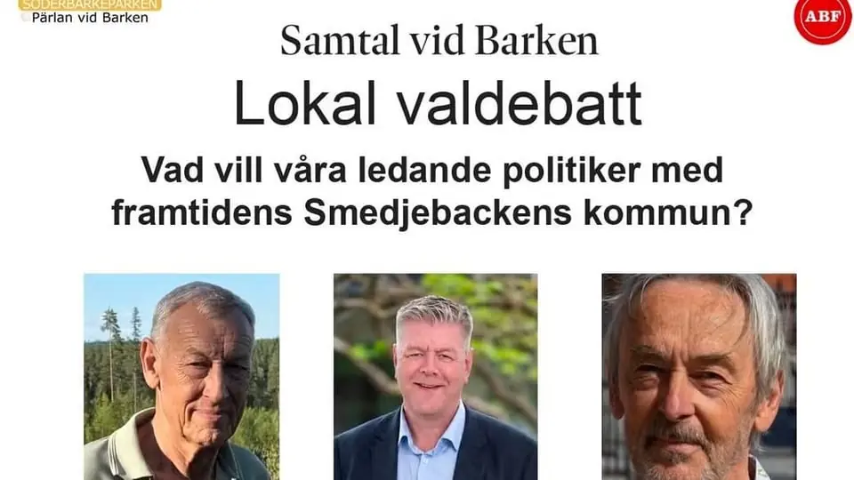 Keskustelu Barkenilla - Vaalit-keskustelu — Söderbärkeparken, Söderbärke
