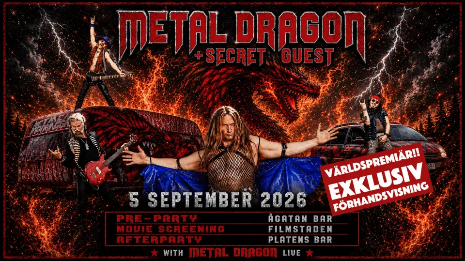 Кинопоказ Metal Dragon + вечеринка — Platens Bar, Линчёпинг