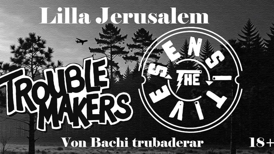 Troublemakers, The Sensitive, Von Bacchi — Sofiehof Underjord, Jönköping