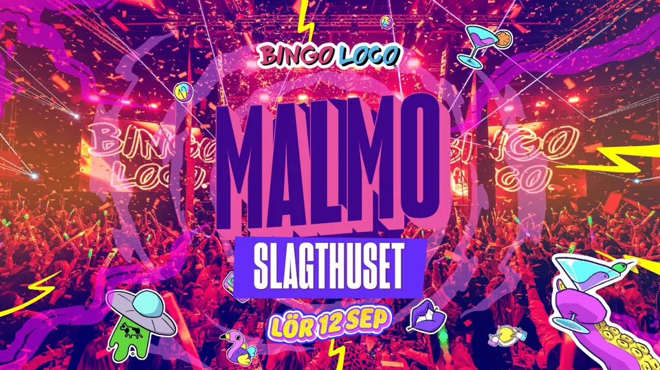 Bingo Loco - The Wildest Bingo Party in Malmö! — Slagthuset - Saluhallen, Malmö