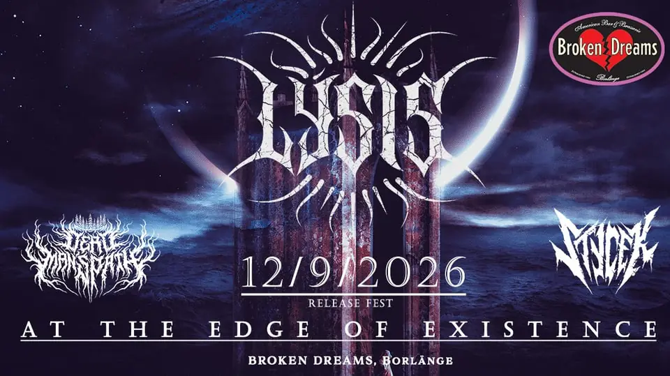 BD Live! - LÝSIS - releasefest! — Broken Dreams Auditorium, Borlänge