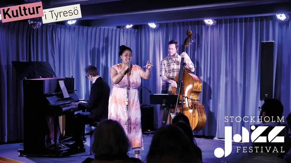 Kulturtimmen: Kristin Amparo Trio — Biblioteket Tyresö Centrum, Tyresö