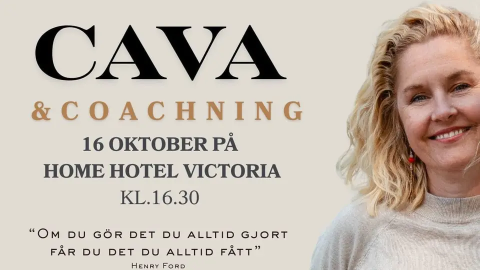 Cava & Coachning - an Alternative After Work — Home Hotel Victoria, Jönköping