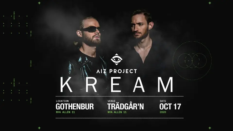KREAM - SATURDAY OCT 17th - TRÄDGÅRN GBG — trädgår’n, Gothenburg