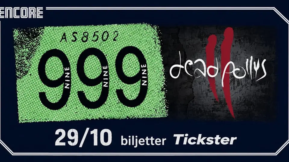 999 "50 YEARS" + DEAD POLLYS — ENCORE, Sundbyberg