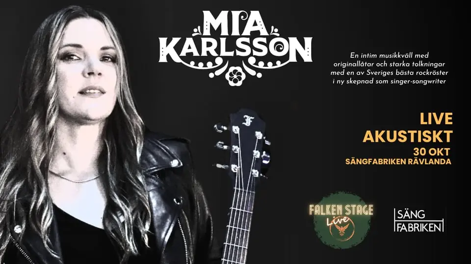 Mia Karlsson - Live — Sängfabriken, Rävlanda
