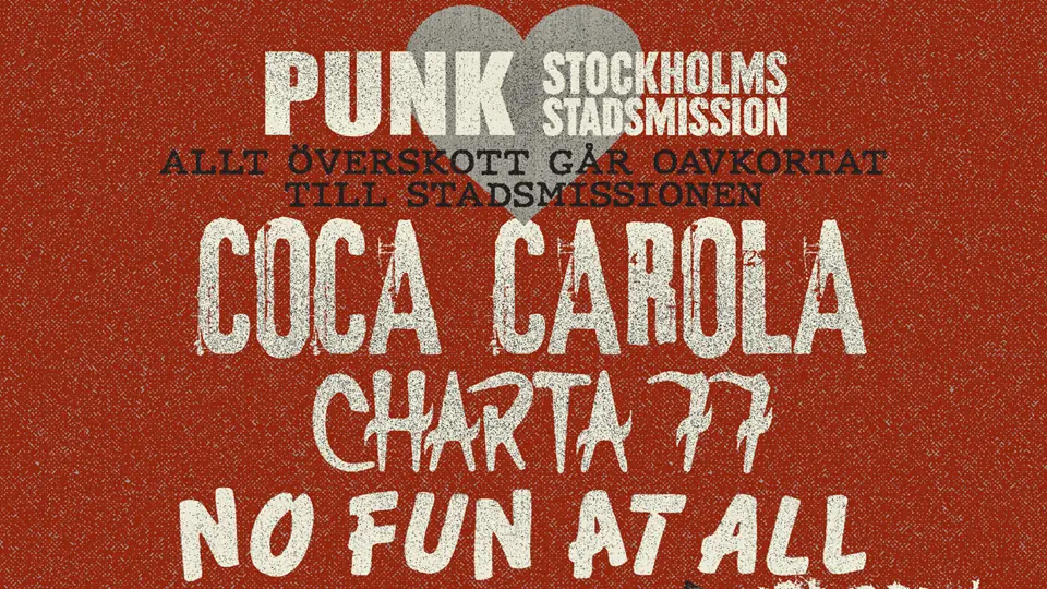 Punk ❤️ Stockholms Stadsmission — Slaktkyrkan, Stockholm