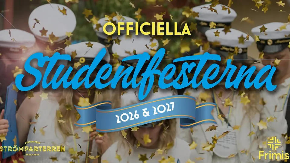 Studentfesterna 2026 & 2027 — Strömparterren & Frimis, Örebro
