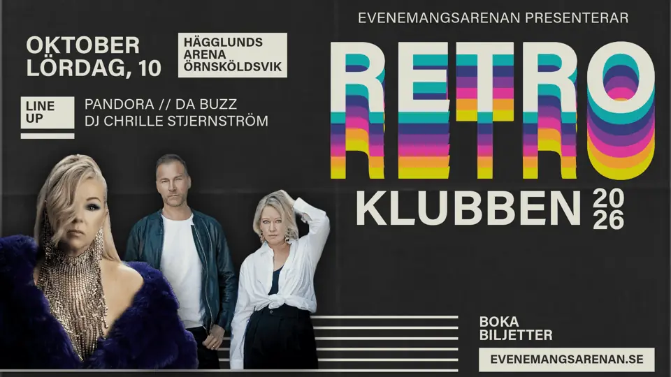 Retroklubben 2026 — Hägglunds Arena, Örnsköldsvik