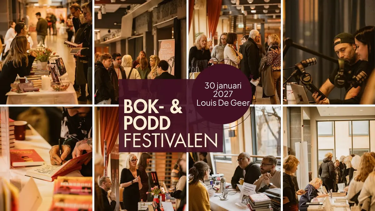 Book and Podcast Festival 2027 — Louis De Geer, Norrköping