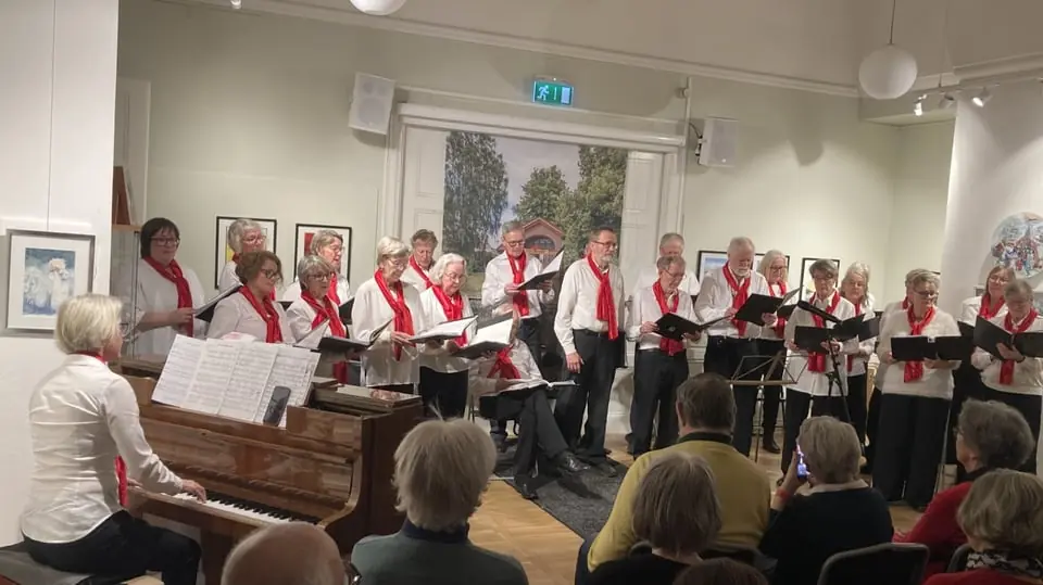 Oxelökören Sings in Christmas — NK-villan, Nyköping