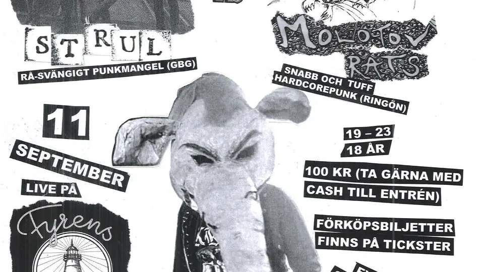 Strul + Molotov Rats — Fyrens Ölkafé, Göteborg