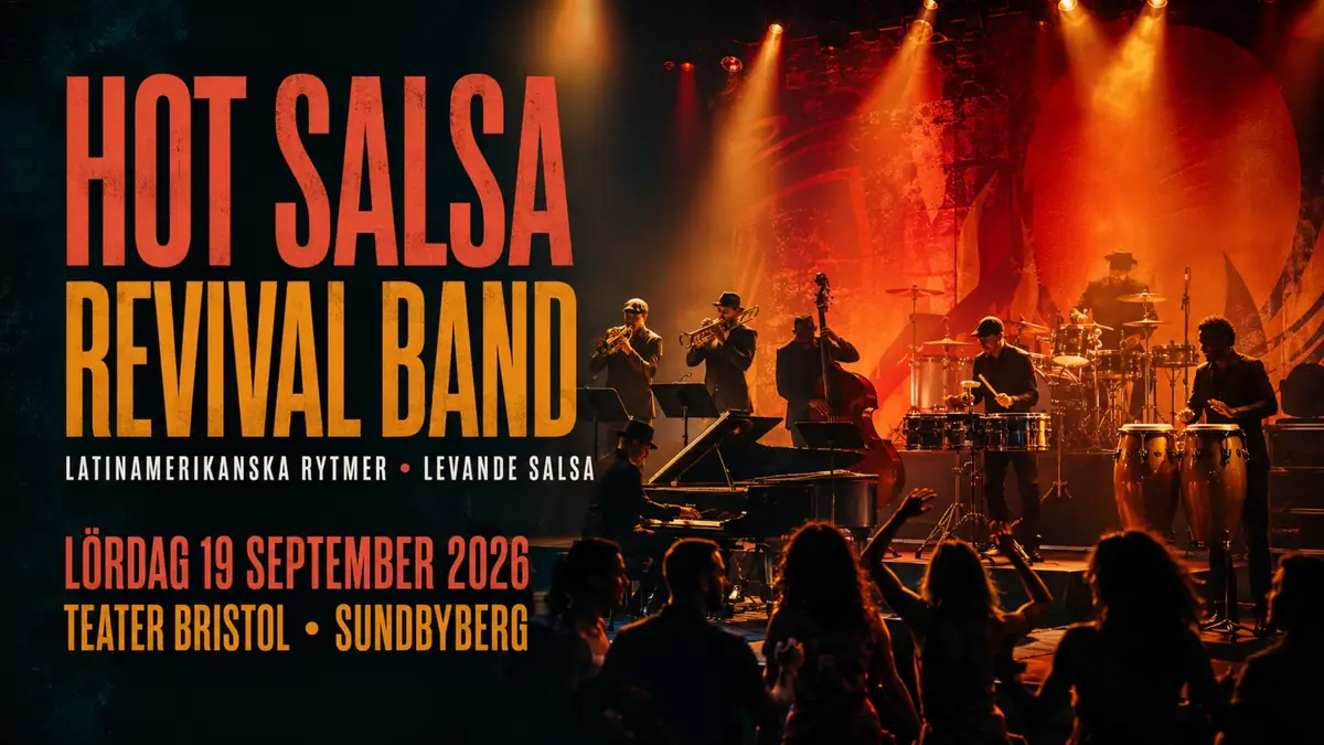Hot Salsa Revival Band - сальса и афролатинские ритмы — Teater Bristol, Сундбюберг