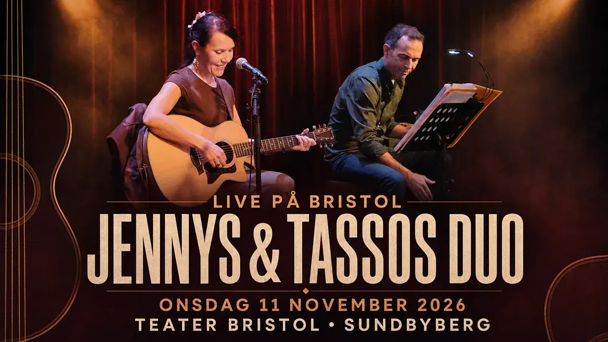 Jenny & Tassos Duo - акустический поп, фолк и кантри — Teater Bristol, Сундбюберг