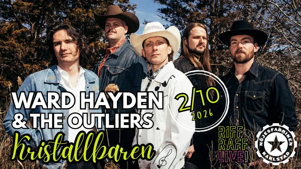 Ward Hayden & The Outliers — Nöjesfabriken, Karlstad