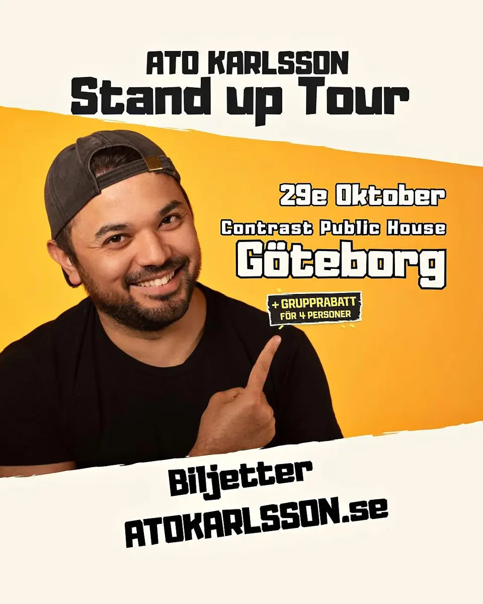 Ato Karlsson - Stand-Up — Contrast Public House, Göteborg