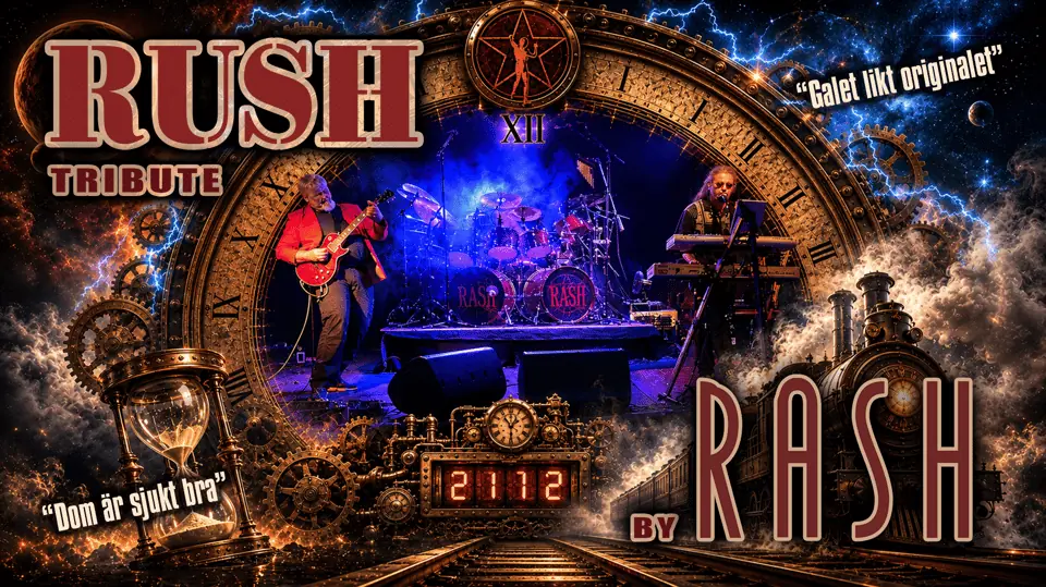 RASH - A tribute to RUSH! — Bryggaren Kulturscen, Västervik