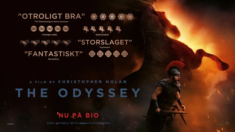 The Odyssey (Kieli: Englanti) (Teksti: Ruotsi) — Järpenbion, Järpen