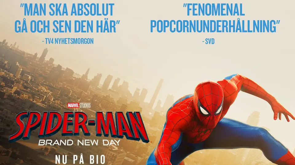 Spider-Man: Brand New Day (Kieli: Englanti) (Tekstitys: Ruotsi) — Emmaboda Folkets Hus, Emmaboda
