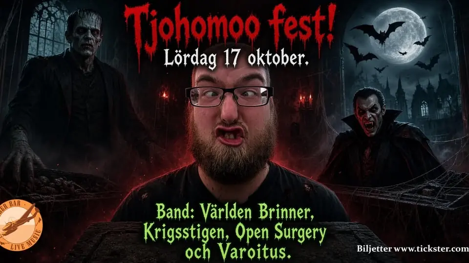 Tjohomo fest #2026 — Bomber Bar Motala, Motala