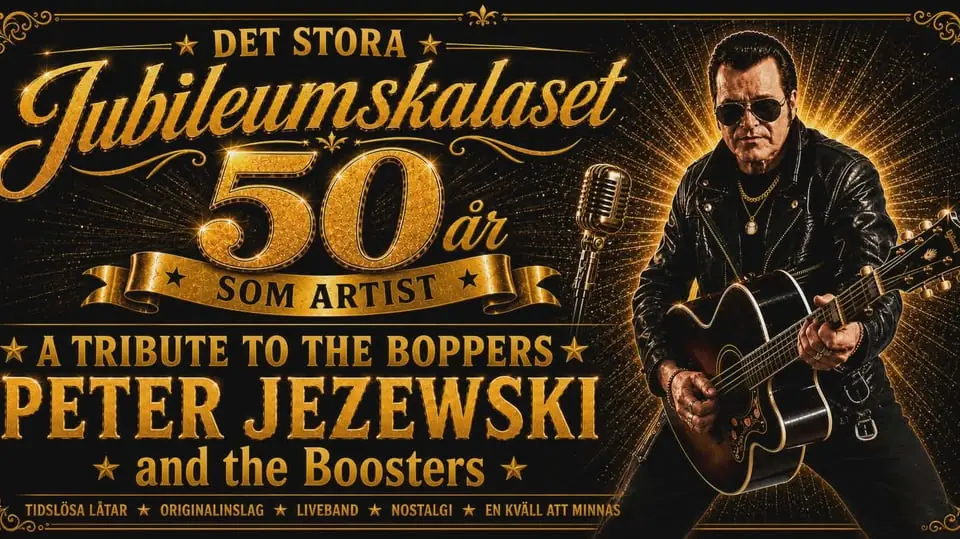 Peter Jezewski ,Det stora jubileumskalaset 50 year — Millners Tibro, Tibro