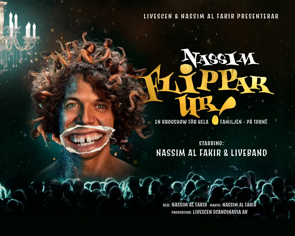 Nassim flippar ur - a family restaurant show — Draken Live, Gothenburg