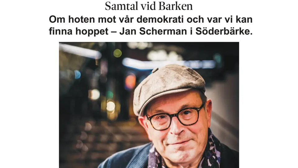 Samtal vid Barken - Jan Scherman — Söderbärkeparken, Söderbärke