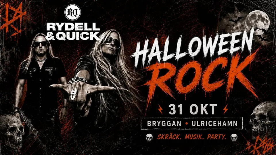 Bryggans Halloweenrock - Rydell & Quick 2026 — Bryggan Ulricehamn, Ulricehamn